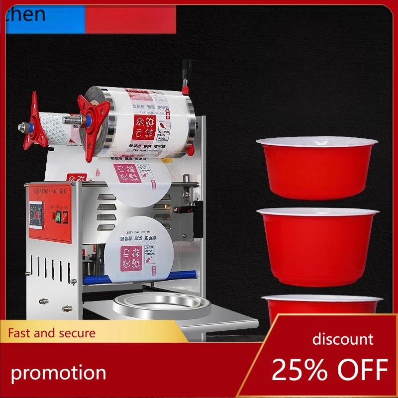 

HXL Round Plastic Bowl Semi-Automatic Sealing Machine Commercial Fast Food Fresh-Keeping Box Sealing Machine