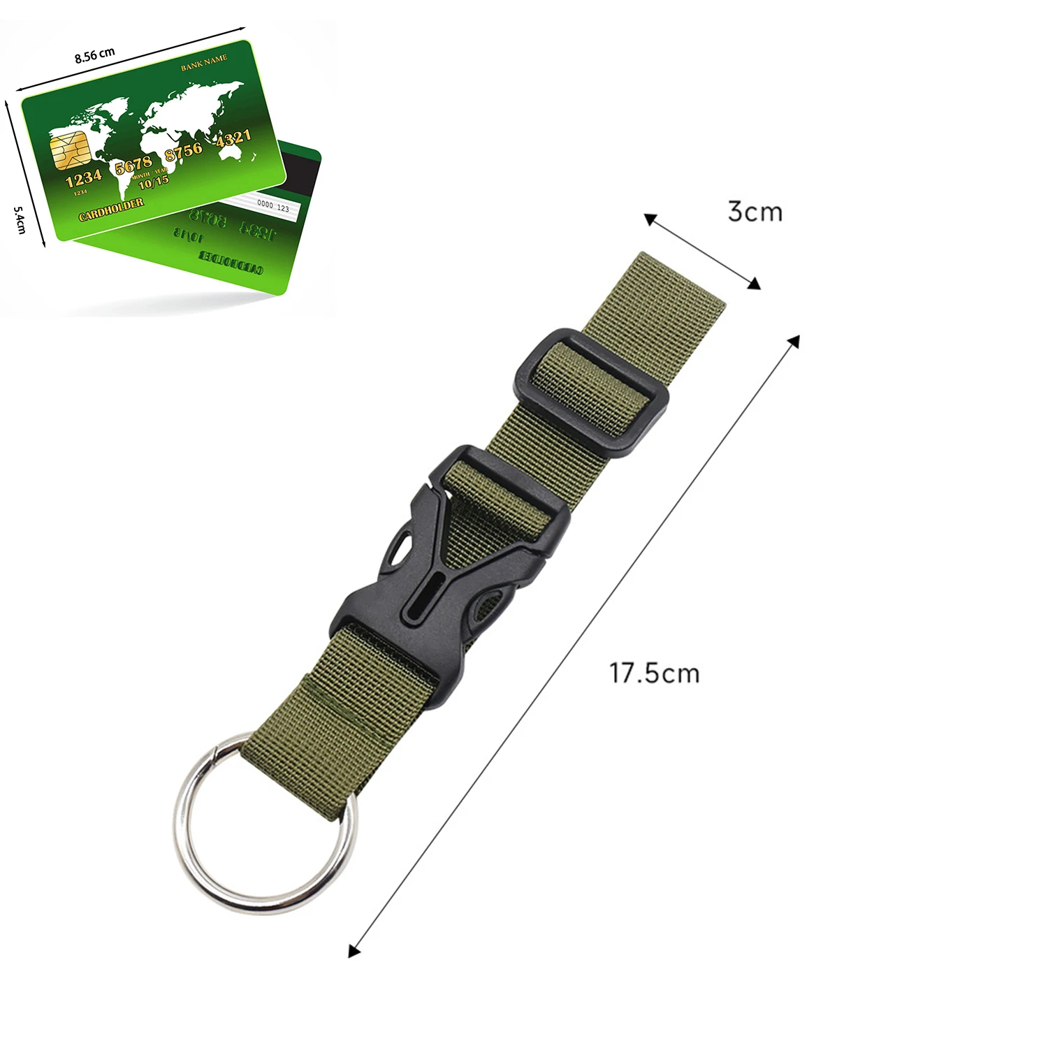 1 PC Portable Travel Luggage Fixed Strap Backpack External Strap Wear-resistant Strap With Release Buckle Luggage Strap