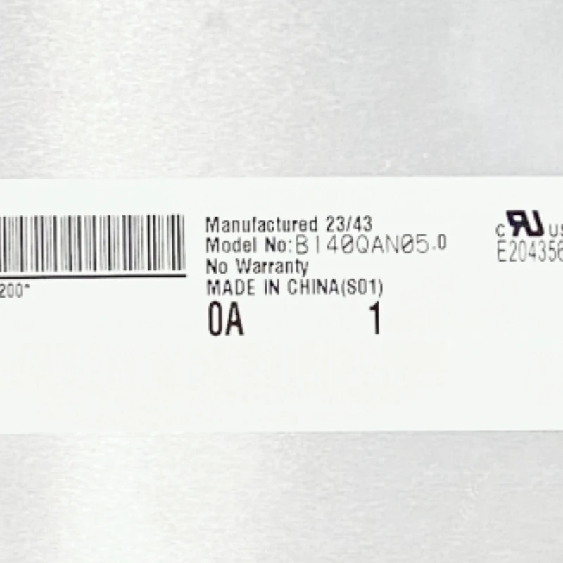 

B140QAN05.0 подходит для матрицы M140NWHE R1 NV140DRM-N62 для Lenovo ThinkBook 14p G2 ACH 2240 × 1400, ЖК-экран для ноутбука