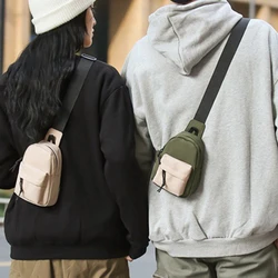 1pcs mini crossbody bag Women's casual sports mobile phone bag men's shoulder small span bag fashion chest bag