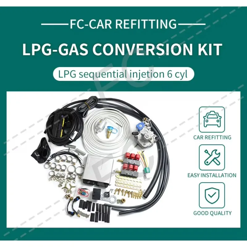 

FC Dual Fuel Carburetor lpg Conversion Kit 5th Generation Sequential Automotive Kit for Motorcycle lpg Conversion Kit