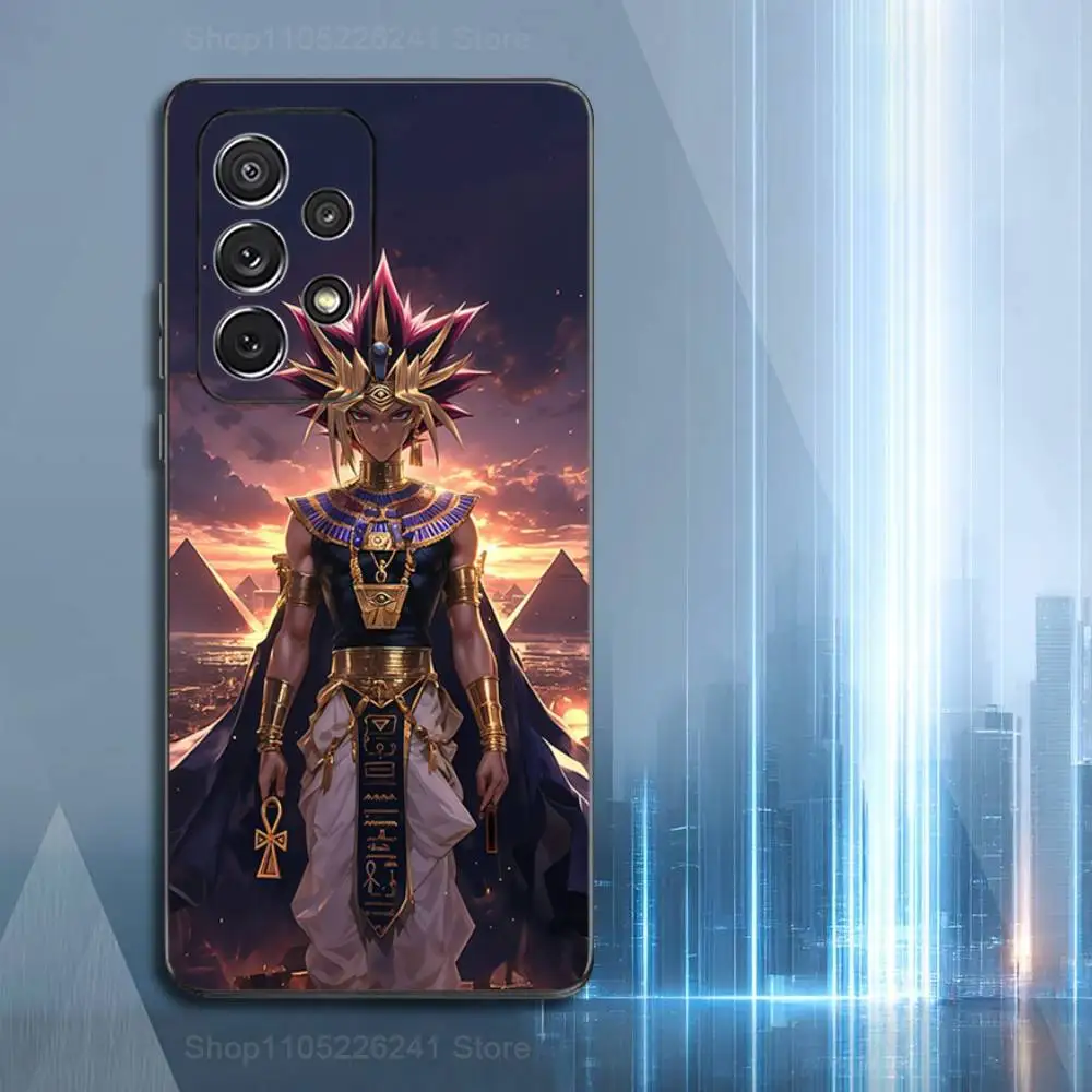 لعبة Y-Yu G-Gi O-Oh Cool لهاتف Samsung S9,S10,S20,S10,S21,S25,S24,S23,Ultra,FE,Plus,Lite,Soft Silicone Black Case
