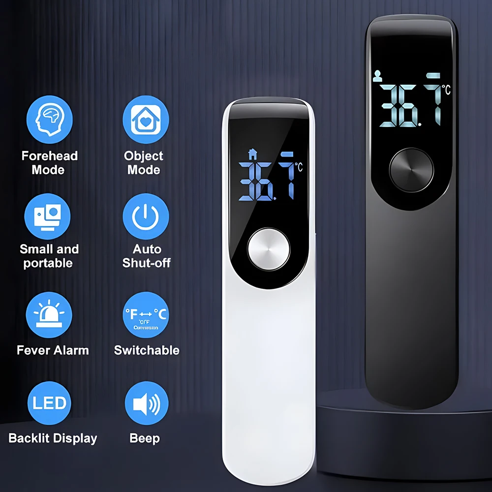 

amzwn Mini Medical Thermometer, Non-contact Infrared Thermometer, Forehead Temperature Gun, Adult And Child Laser Thermometer