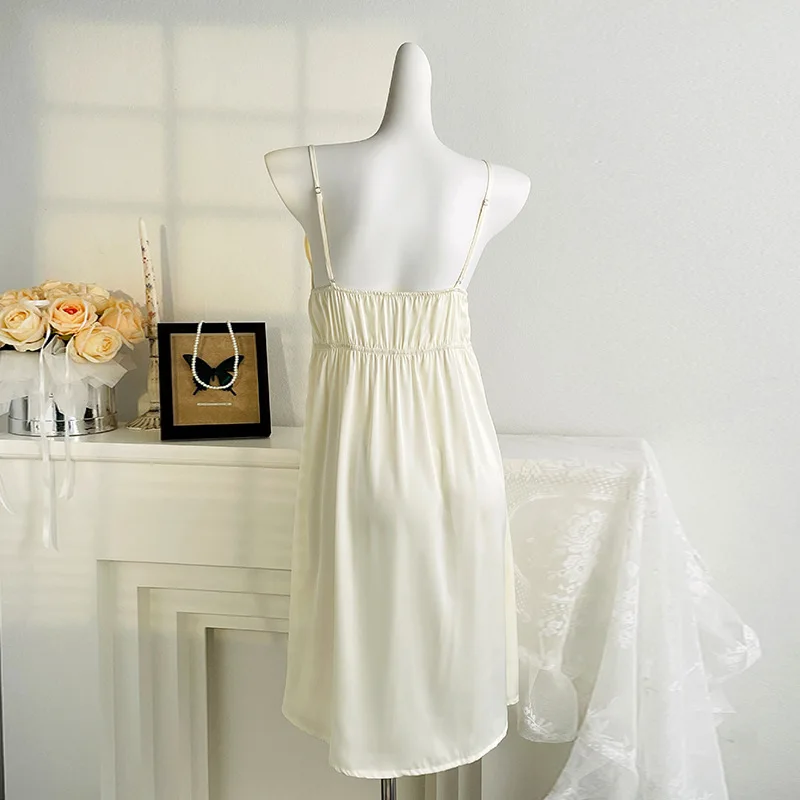 

Женский комплект из 2 предметов: ночная сорочка и халат, сексуальное кружевное белье в стиле пэчворк, кимоно, домашнее платье из ледяного шелка, свободная домашняя одежда