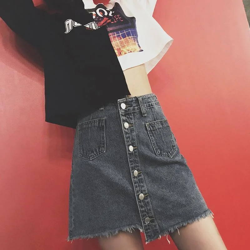 

Night Club Outfit Women's Denim Skirt Sexy Midi Fashion A Line Skirts for Woman Korean Style Cheap Stylish New In Jeans Clothes