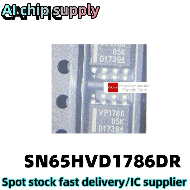 5PCS SN65HVD1786DR VP1786 SOP8 pin patch RS-485 transceiver chip