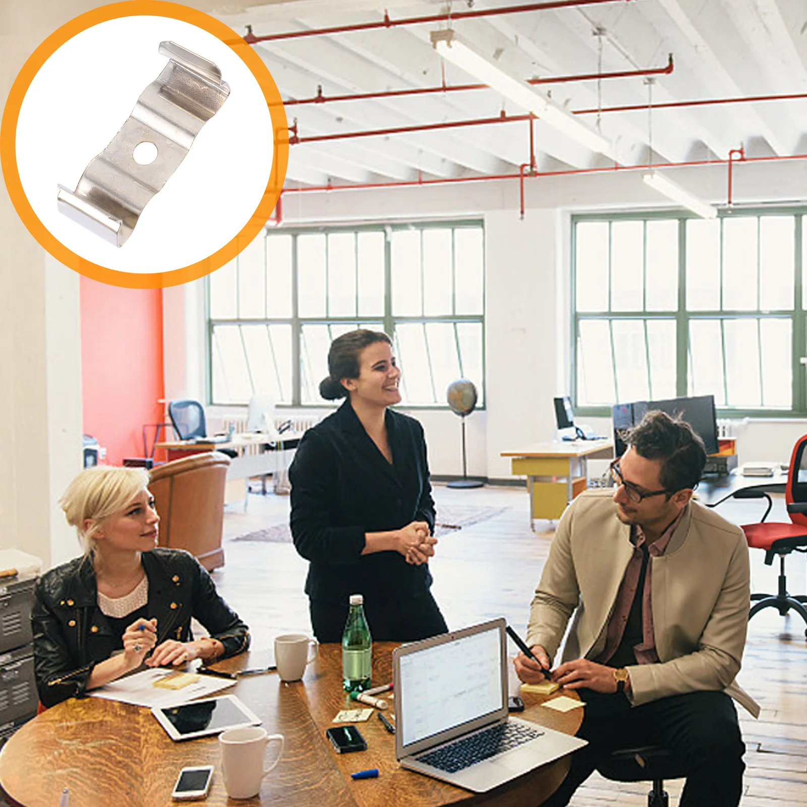 

100 pcs Led Fluorescent Light Tube Holder Bracket For Strip Connection Manganese Steel Clip Mounting Fastener Lighting Accessory