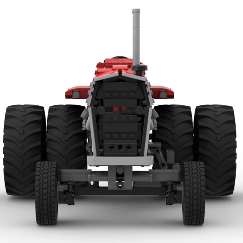 MOC 981 個シティテクニックエンジニアリング RC Mas Fergus1155 V8 トラクタートレーラーモデル DIY クリエイティブアイデア ChildToy ギフトテクノロジーブロック