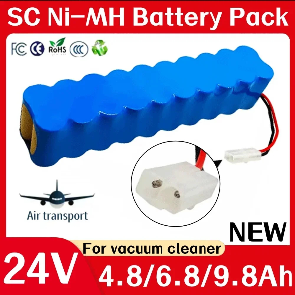 

24V SC Ni-MH Battery Pack 9800mAh for Rowenta CD Vacuum Cleaner Besen Air Force Extreme RH8770 RH8771WS RH877501 RH8779 RH877901