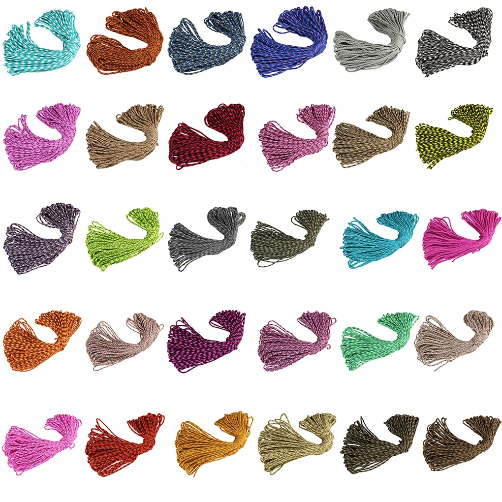 100 متر 5 مللي متر 7-core خيمة التخييم إصلاح النسيج ملزمة مظلة حبل مضفر الحبل المنزل في الهواء الطلق خط الحياة