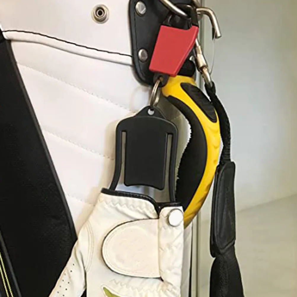 2 قطعة أصحاب قفازات الغولف قوي ABS البلاستيك رفوف جافة تخزين عملي على شكل يد لجميع القفازات الرياضية مع مشبك