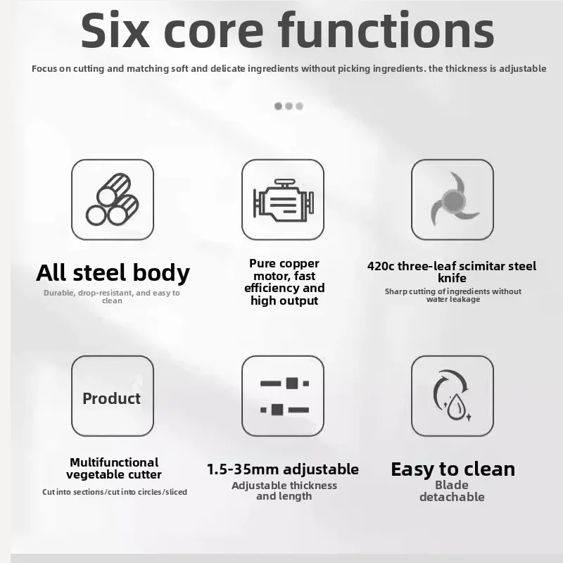 Commercial Electric Scallion Chopper Multifunctional Vegetable Cutter Vegetable Slicer 150kg/h for Restaurant Kitchen Food Prep