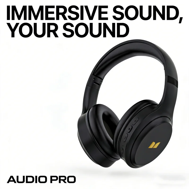 

MONSTER N12 Luxury Bluetooth Headset Low Latency Game Mode Lightweight Comfortable for Daily Commute with EQ Heavy Bass Mode