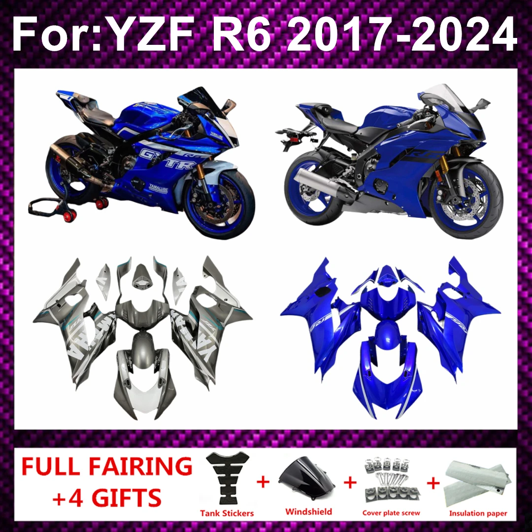 

Fairing Set Body Kit fit Plastic For YZFR6 YZF-R6 YZF R6 2017 2018 2019 2020 2022 2023 2024 Accessories zxmt