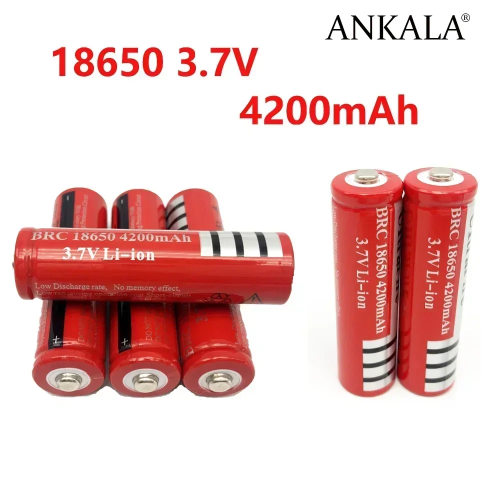 New 2025 Original 3.7V 18650 Lithium Battery 4200mAh BRC 18650