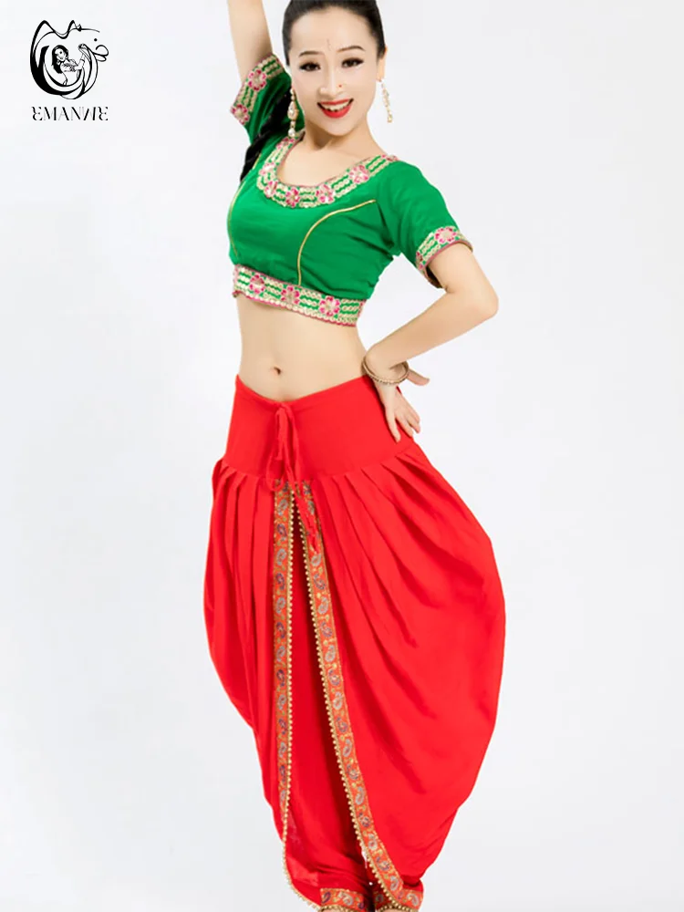 India Nepal National Style Pants Belly Dance Performance Daily Clothes Bollywood Clothing India Dance Performance Costume