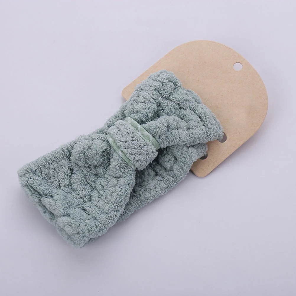 

3Pcs Coral Fleece Women Headband Hairband Bowknot Elastic Hair Band Sports Shower Makeup Yoga Washing Face Spa