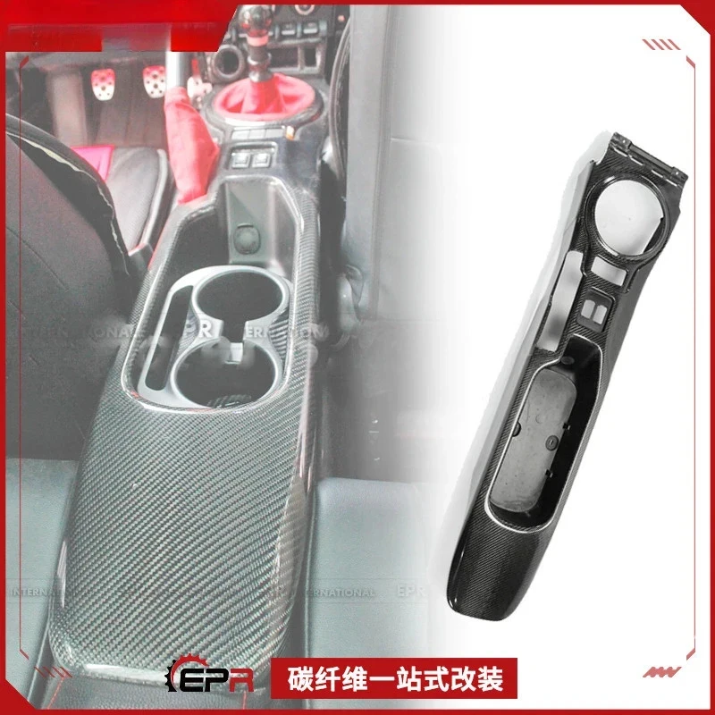 Suitable 86 2026 Carbon Fiber JDM Interior Trim Kit (Shift Ring, Armrest & Handbrake)