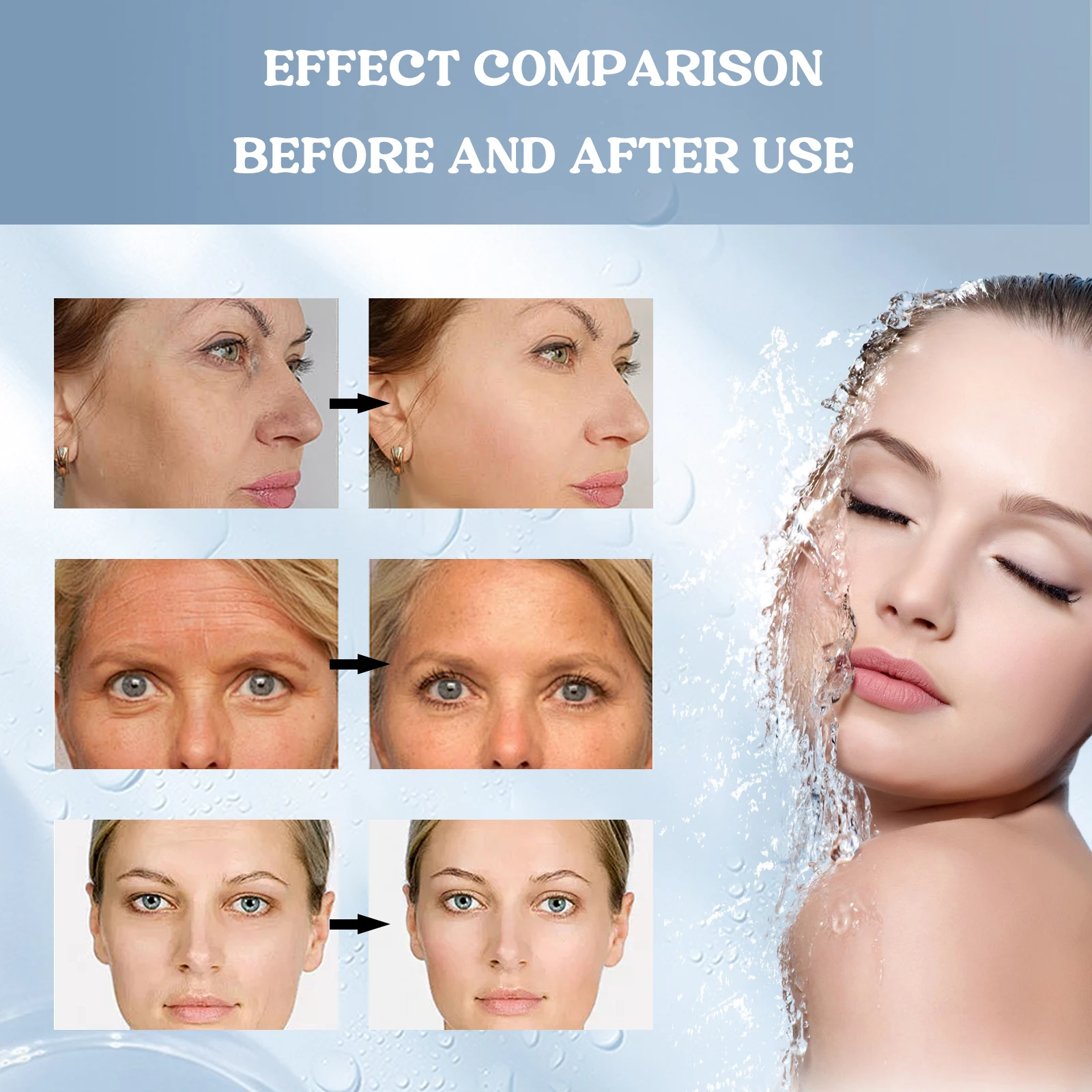 قناع عميق حقيقي من الكولاجين الحيوي يقليص المسام ترطيب عميق بين عشية وضحاها قناع الوجه ترطيب منعش اشراق الوجه العناية بالبشرة