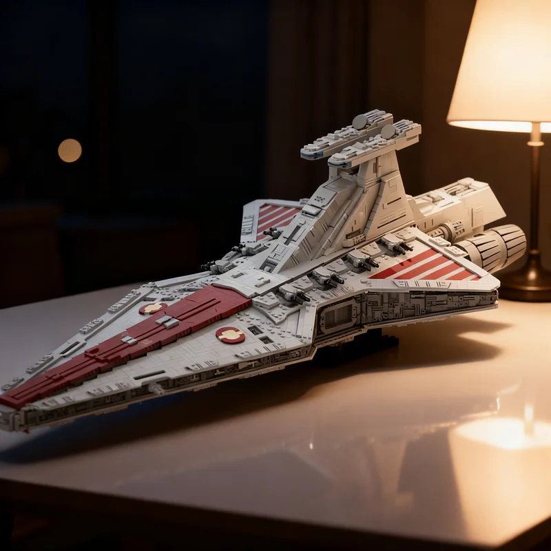 

9138pcs MOC Venator Star Battle Model Building Blocks DIY Gift Creative Collectible Display Decor Premium Adult Kids Desk Home