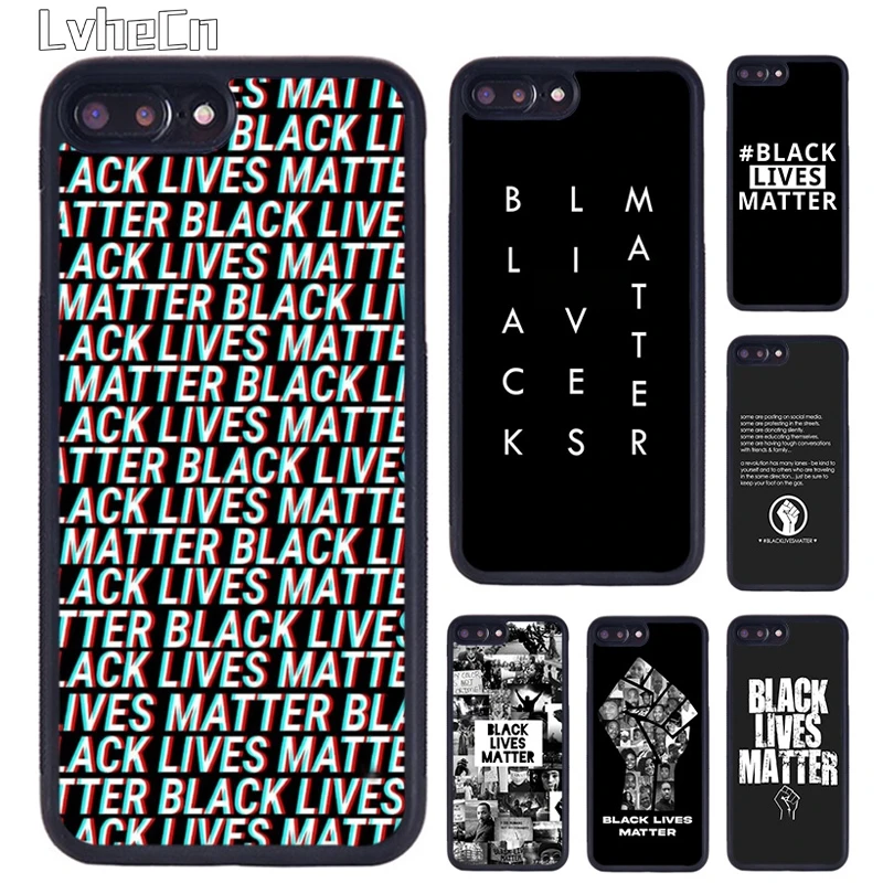 Black Lives Matter BLM Painted Phone Case For iPhone 14 15 16 13 12 Mini Max Cover For Apple 11 Pro Max 6S 8 7 Plus SE2020