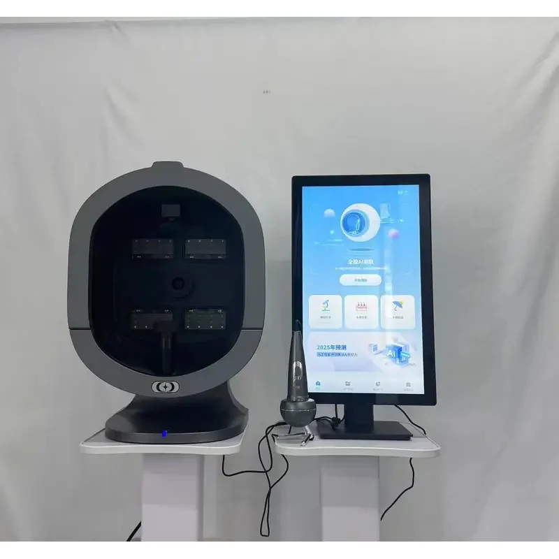 8 Spectra 3D Mirror Skin Analysis Intelligent Wood Lamp Facial Scanner UV Skin Analyzer Machine for Intelligent Beauty Care