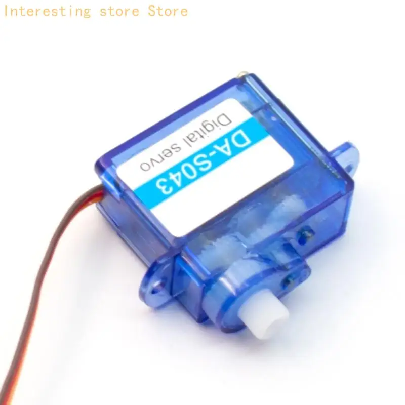 20 mm Servomotor 3,7 G 4,3 G mit transparentem blauem Gehäuse für Modellflugzeuge 55KC – Detail 10