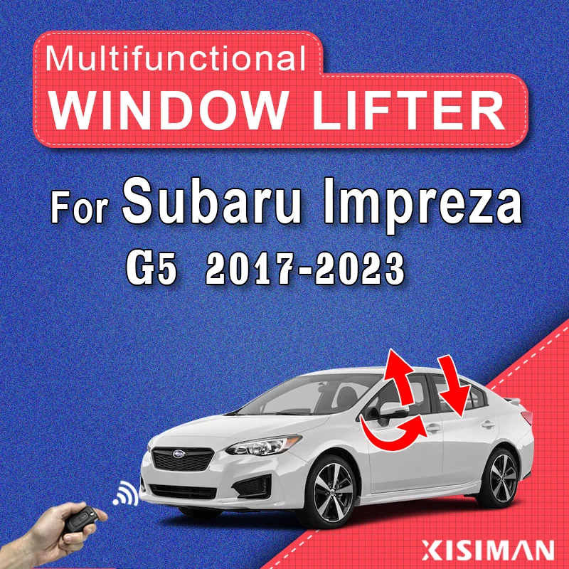 Remote Car Auto Power Window Lifter System For Subaru Impreza 2017-2023 Side Mirror Folder Unfold + Window Closer Accessories