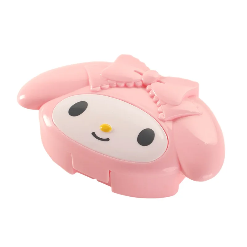 Мини-портативная коробка для таблеток Sanrio Hello Kittys, милый органайзер для лекарств с мелодией, контейнер для хранения таблеток, диспенсер для лекарств
