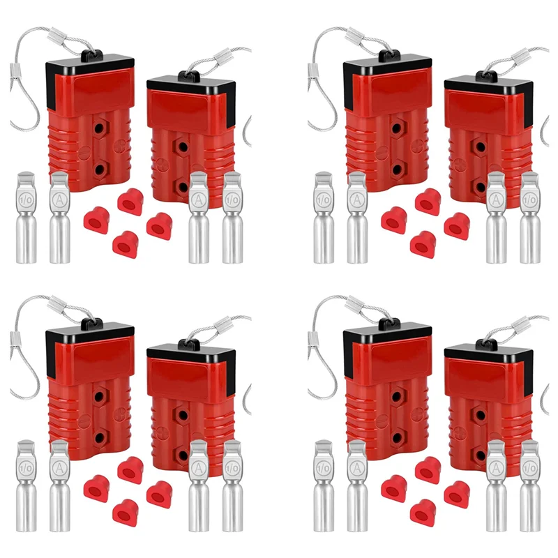 

BMBY-8Pack, 175 А, быстроразъемные вилки и разъемы для аккумулятора, калибр 1/0-4, быстроразъемное соединение аккумулятора для лебедки, прицепа