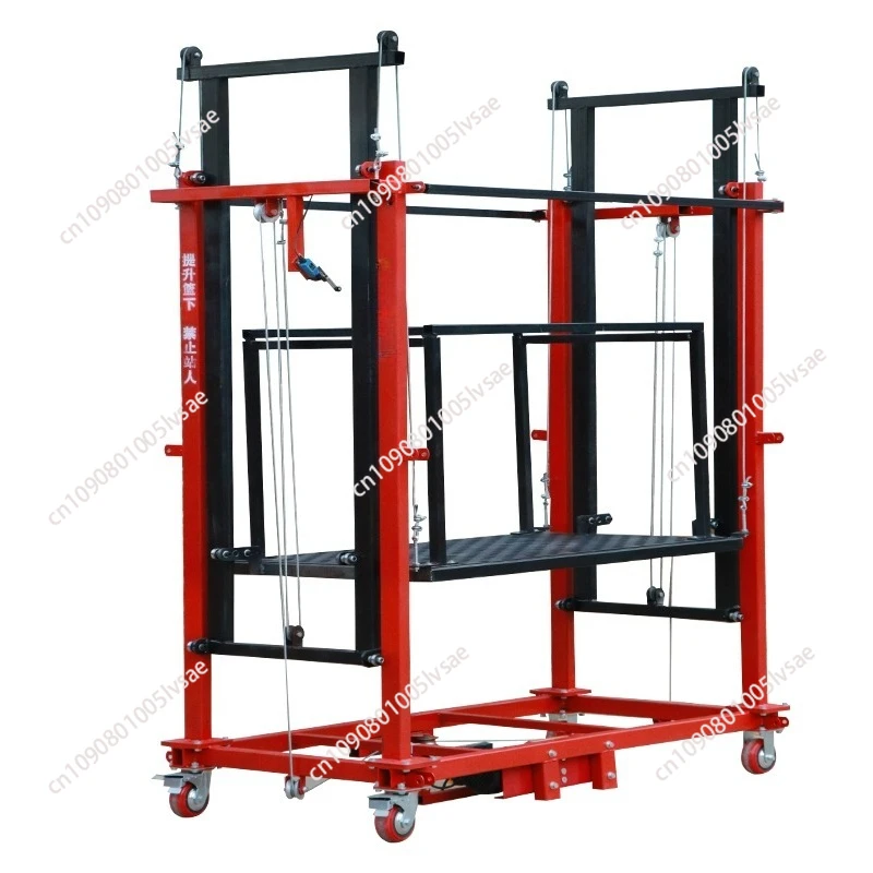

Electric scaffolding remote control electric folding multifunctional lifting platform