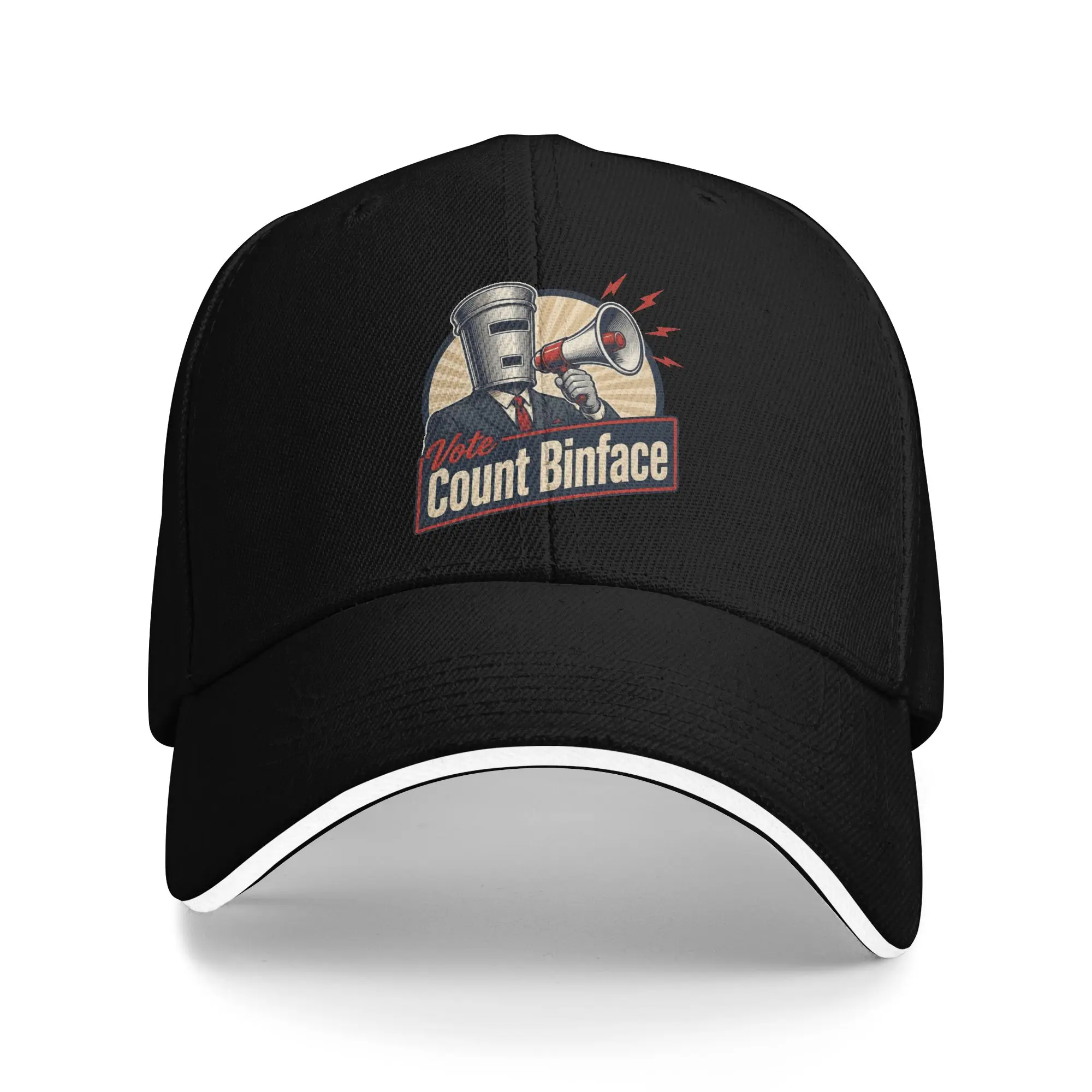 Leisure Vote Count Binface For Prime Minister  Golf Cap Men Women Trucker Hat  Formal Golf Adjustable Fit Sun Caps