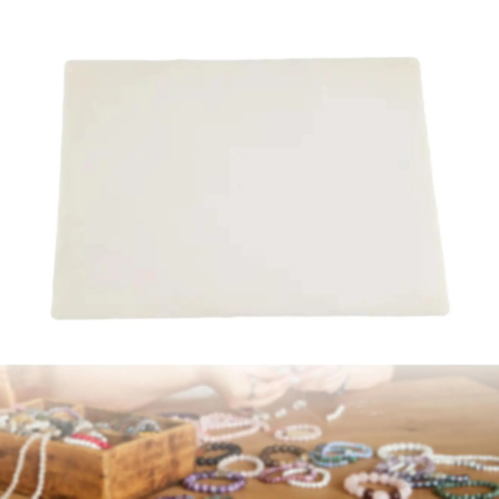 Bead Mat for Jewelry Making Anti Slip Soft Sponge Placemat Table Decor for DIY Crafts Sorting