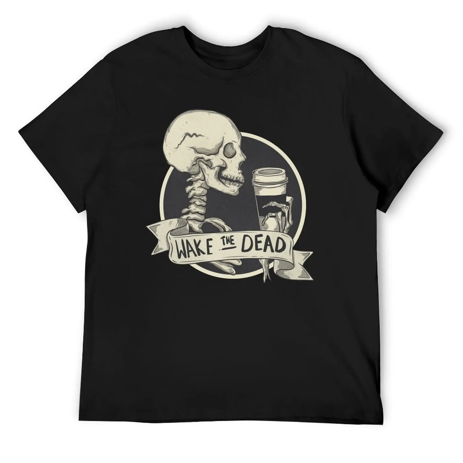 Wake the dead T-Shirt shirts graphic man t shirt vintage graphics mens clothes