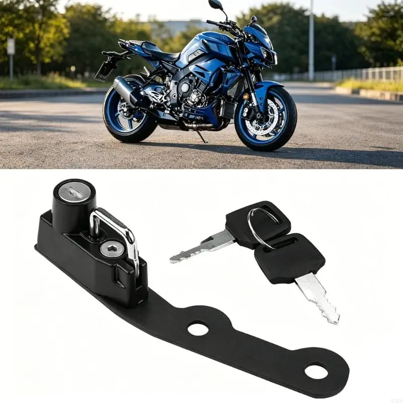 M76E Sicherheitsschloss für Motorradhelme aus Kohlenstoffstahl für YZF R25 MT25 MT03 2014–2020 – Detail 10