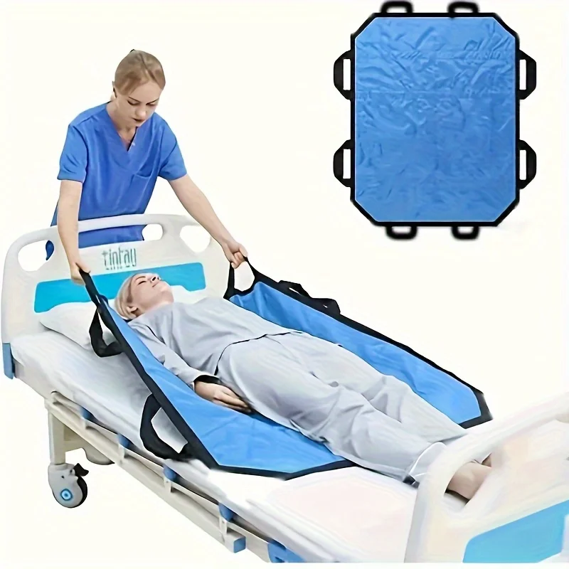 

Waterproof Patient Turning Mattress - Multi-functional Soft Polyester Transfer Assist Mattress,for Elderly and Disabled Care