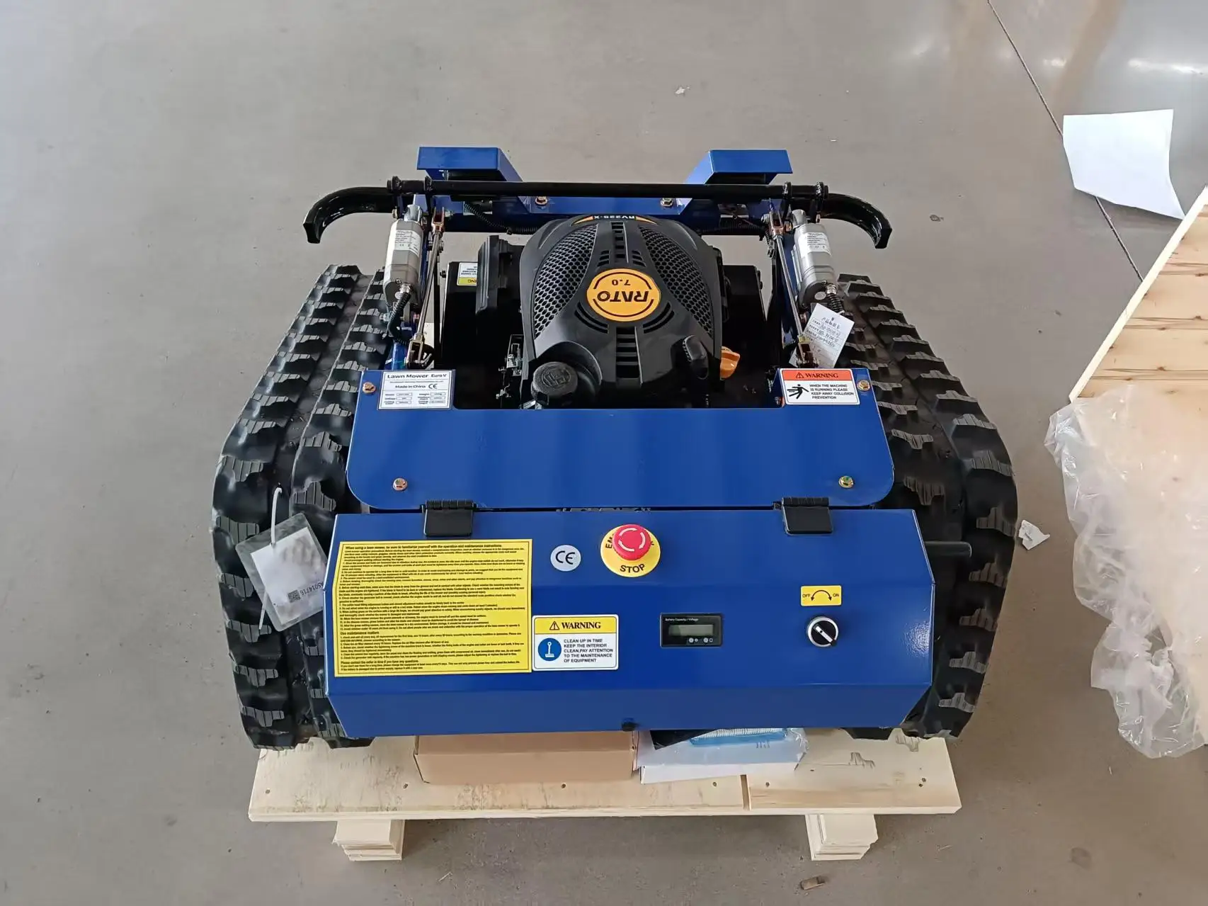 

Customized After-Sales Service zero Turn Tagliaerba Cingolato Grass Cutter Machine Rc Remote Lawn Mower