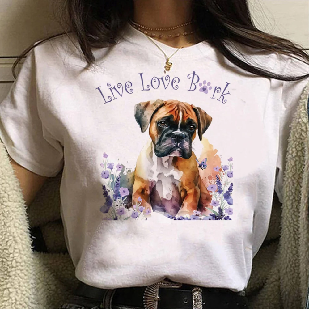 

Pug top women streetwear t shirt girl funny anime streetwear clothes