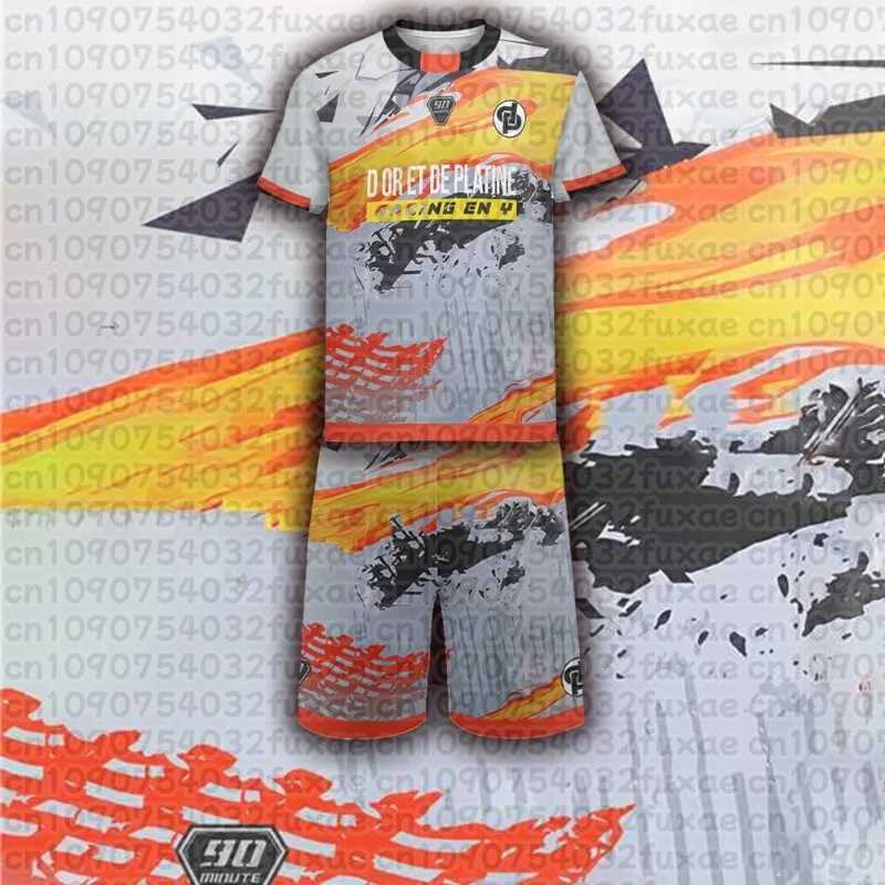 

MOTO Summer Maillot JUL Jersey Tchikita Youth Breathable Quick Dry Training Football 2PCS Suit Men and Women Fashion Sports Tees