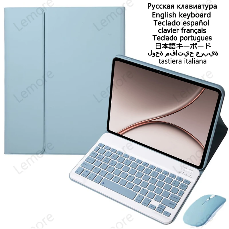 

Case with Keyboard for OnePlus Pad 4 13.2 inch Case OPD2514 2026 Detachable Tablet Keyboard Russian Spanish Italian English