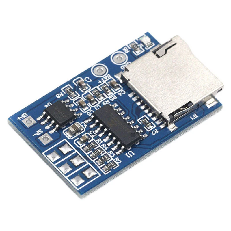 

2~200Pcs TF Card MP3 Decoding Board Decoding Module 3.7-5V Power Supply With 2W Mixed Mono Memory Player Module