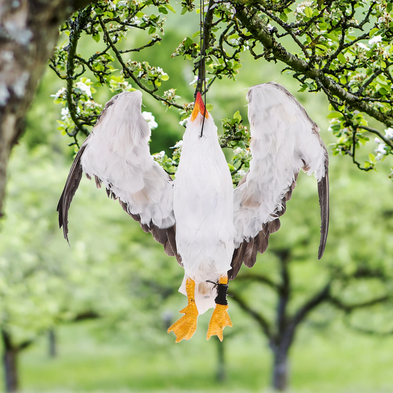 

1pc Simulated Model Bird Craft Fake Dead Decoration Ornament Durable Plastic Material Outdoor Hanging
