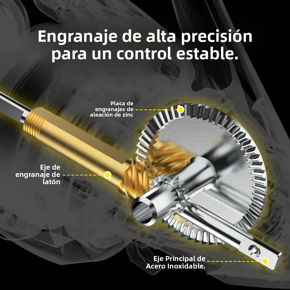 Huidiao ZY Carrete de Pesca Impermeable Resistente Agua Dulce y Salada