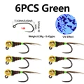 6PCS Green