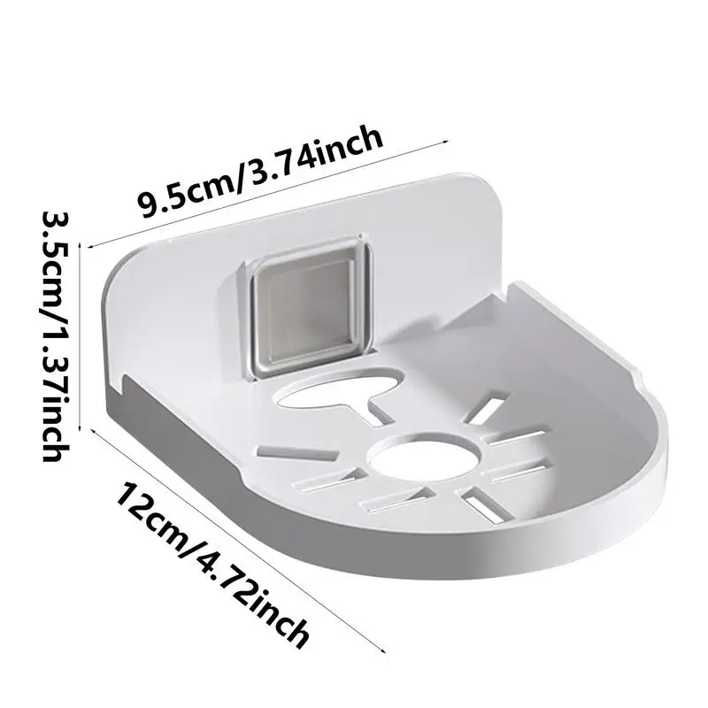 Stanzfreie Sicherheitsüberwachungskameraständer Neue spurlose Wandhalterung für zu Hause Selbstklebender bohrfreier Fixierer 1 Stück