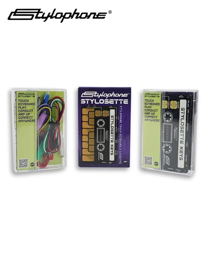 Estilófone styloset fita sintetizador mini toque teclado haste instrumentos musicais música eletrônica