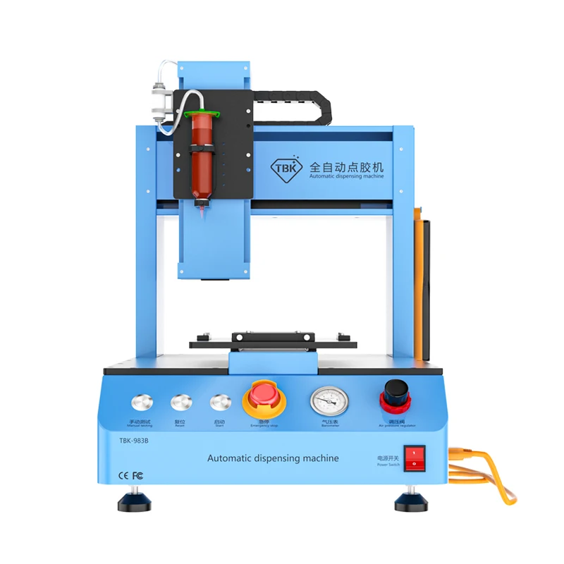 

New Arrival TBK 983B Automatic Dispensing Machine UV Glue Dispenser for Sealing Mobile Phone