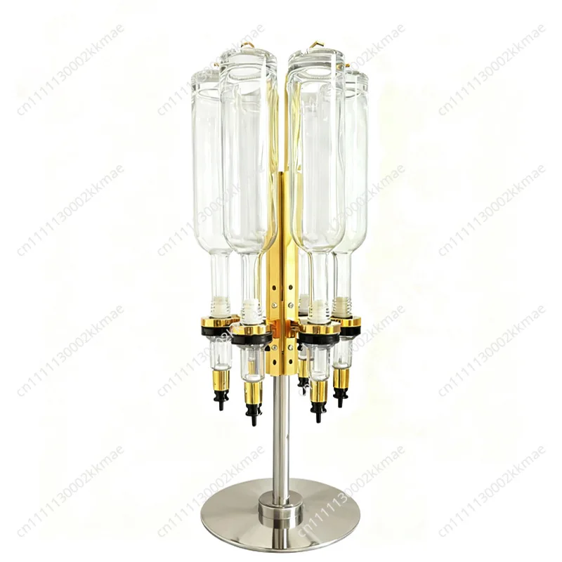 Suitable for Bulk Perfume Bar, Six-pump Rotary Packer, Cross-border Perfume DisplayStand, Aromatherapy Set, Gold Display Stand
