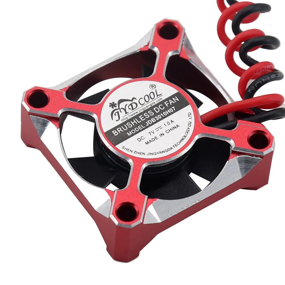 

30mm 40mm 25000RPM High Speed Metal Cooling Fan for 1/8 1/10 1/12 ARRMA Traxxas HSP HPI Redcat Wltoys RC Car Parts