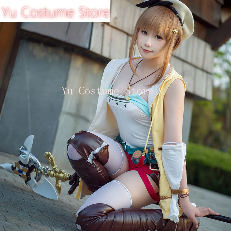 Anime! Atelier Ryza: Ever Darkness & the Secret Hideout Reisalin Stout Lovely Uniform Cosplay Costume Halloween Yu Costume